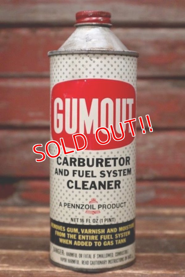 画像1: dp-220301-91 GUMOUT(PENNZOIL) / Carburetor Cleaner Can