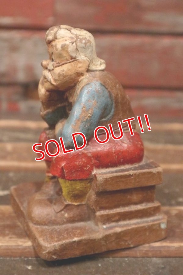 画像3: ct-220401-16 Mister Geppetto / 1940's Wood Fiber Figure