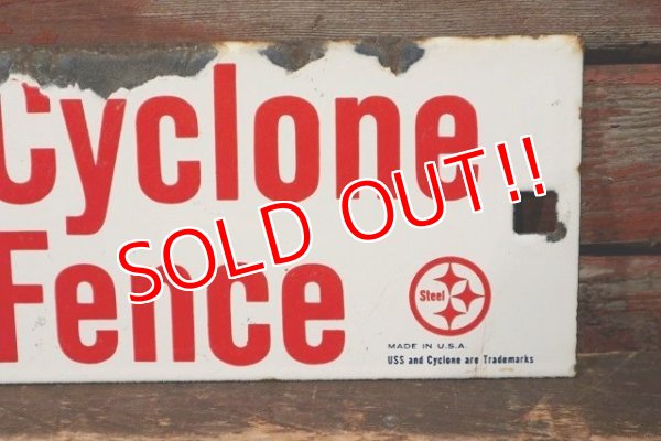 画像3: dp-220401-26 USS Cyclone Fence / Vintage Sign