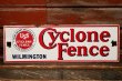 画像1: dp-220401-27 USS Cyclone Fence / Vintage Sign