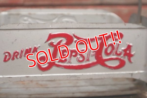 画像2: dp-220401-265 PEPSI / 1940's Metal Bottle Carrier