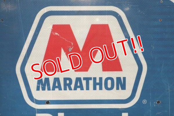 画像2: dp-220401-19 MARATHON Diesel / Road Sign