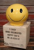 画像1: dp-220401-39 McCOY POTTERY / 1970's Smiley Face Coin Bank