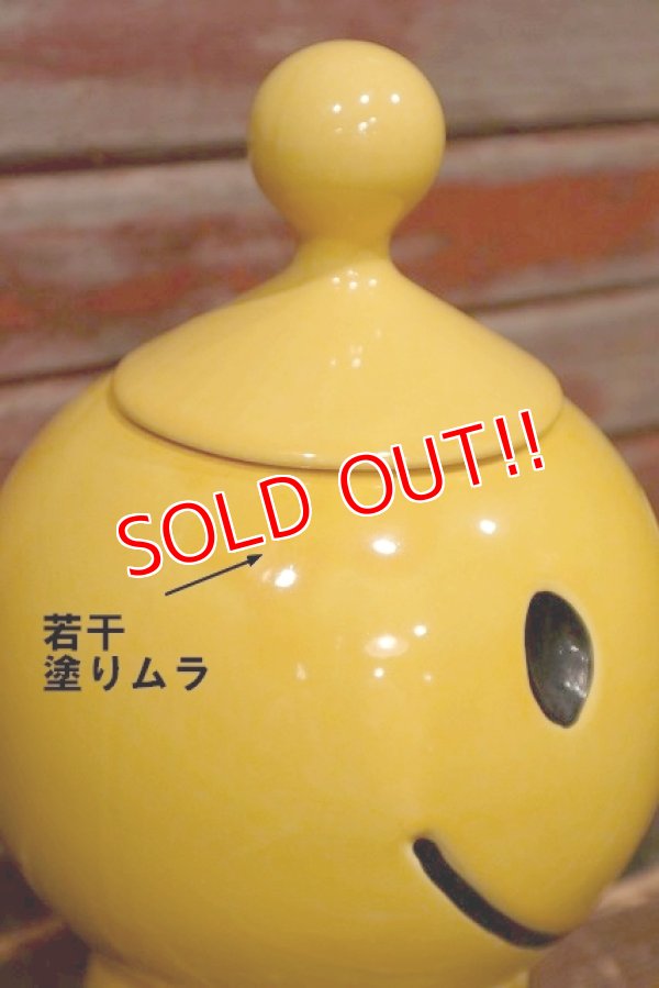 画像3: dp-220401-39 McCOY POTTERY / 1970's Smiley Face Cookie Jar