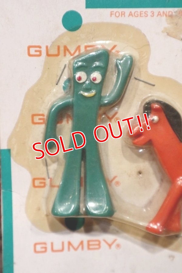 画像2: ct-220401-111Gumby & Pokey / Jesco 1980's mini Bendable