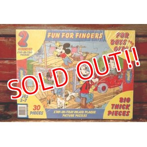 画像: ct-220401-74 Walt Disney's / jaymar 1990's 2 Assorted Stay-In-Tray Puzzle