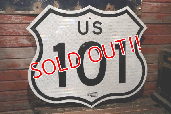 画像1: dp-220401-16 Road Sign "US 101"