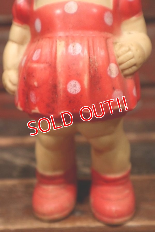 画像3: ct-220401-33 SUN RUBBER × Ruth E Newton / 1950's Chunky Girl Rubber Doll