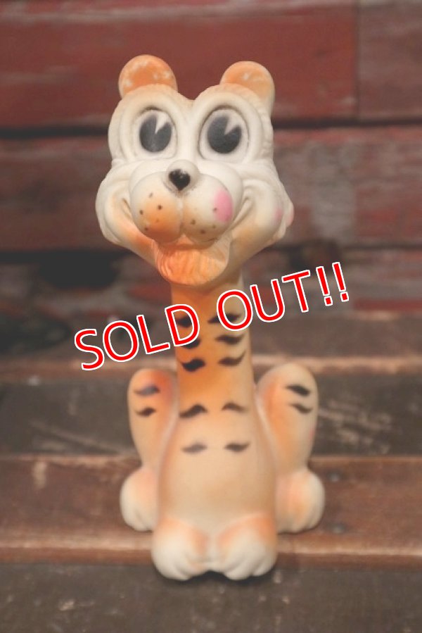 画像1: ct-220401-45 FORMULETTE / 1960's Tiger Squeaky Doll