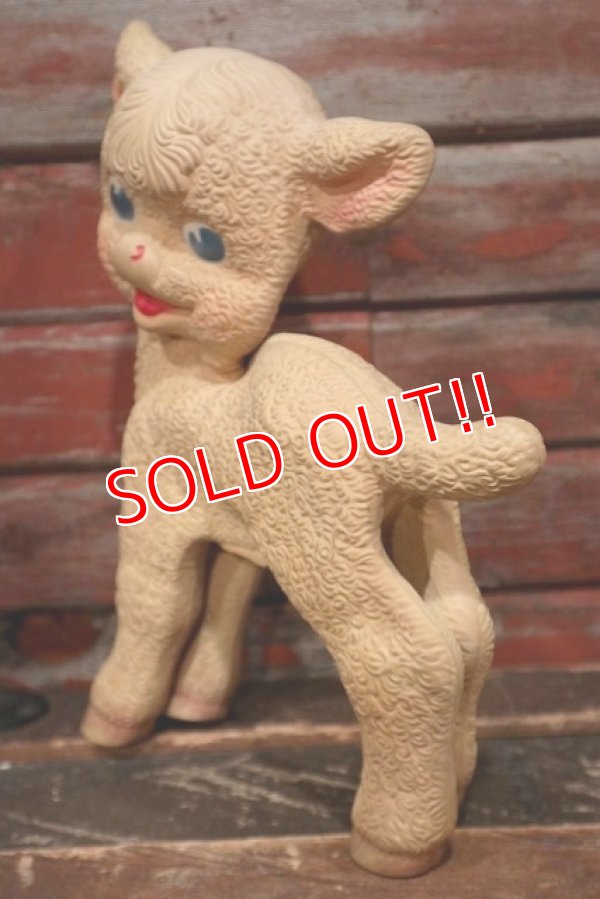 画像4: ct-220401-28 REMPEL / 1940's "JOSIE" THE RAMB Squeak Doll