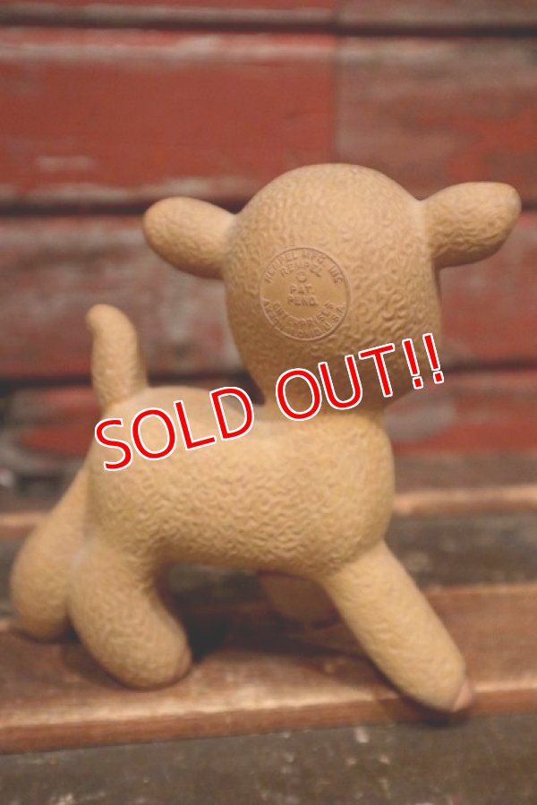 画像4: ct-220401-41 REMPEL / 1940's-1950's Lamb Sheep Squeaky Doll