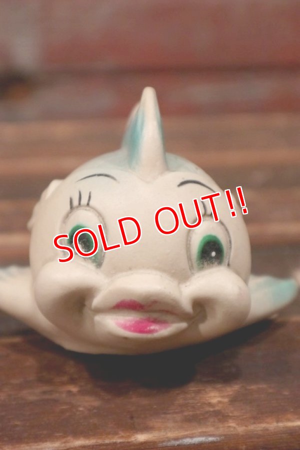 画像2: ct-220401-15 CHILDHOOD / Gold Fish Vintage Rubber Doll