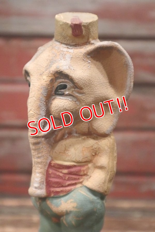 画像2: ct-220401-43 Unknown / Made in Czechoslovakia Elephant Doll