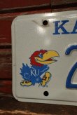 画像2: ct-220401-32 University of Kansas / KANSAS JAYHAWKS License Plate