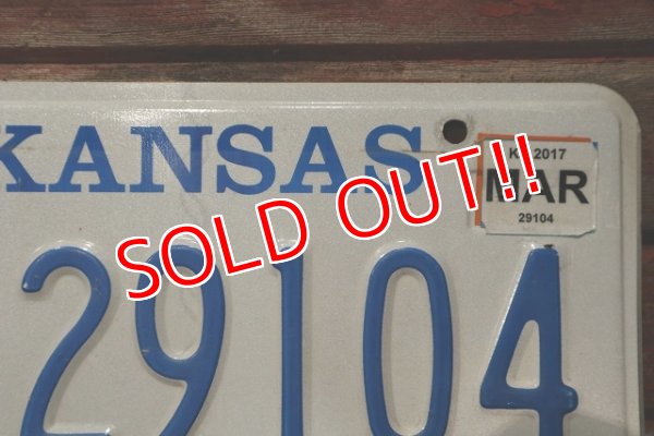 画像3: ct-220401-32 University of Kansas / KANSAS JAYHAWKS License Plate