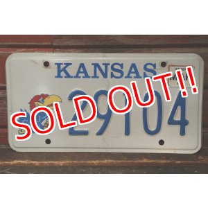 画像: ct-220401-32 University of Kansas / KANSAS JAYHAWKS License Plate