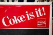 画像2: dp-220401-42 Coca Cola / 1984 "Coke is it!"  Menu Chalk Board Sign