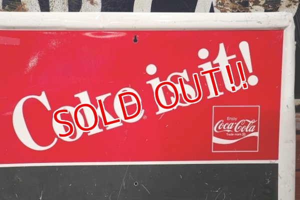 画像2: dp-220401-42 Coca Cola / 1984 "Coke is it!"  Menu Chalk Board Sign
