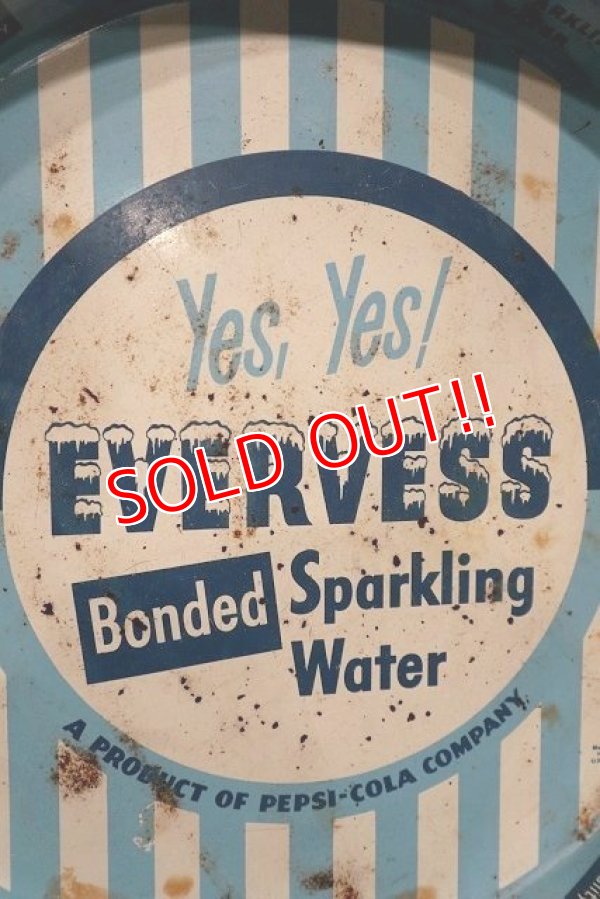 画像2: dp-220401-272 EVERVESS SPARKLING WATER / 1950's Serving Tin Tray
