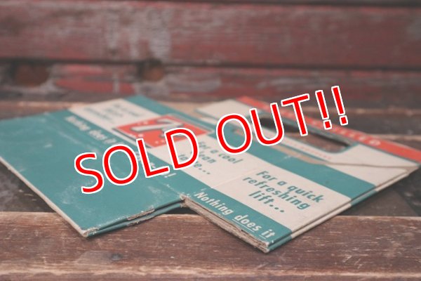 画像6: dp-220401-273 7up / 1950's Paper Bottle Carrier