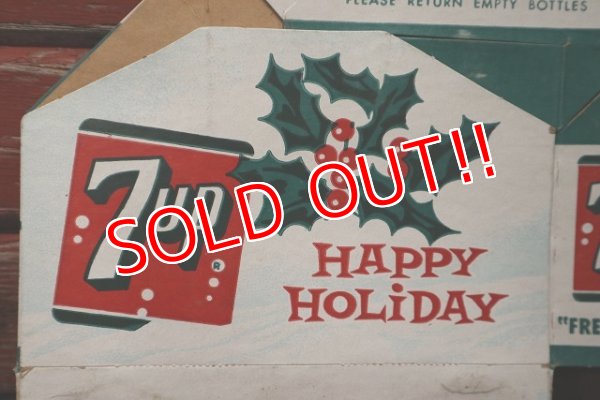 画像2: dp-220401-274 7up / 1950's Paper Bottle Carrier