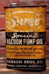 画像: dp-220401-194 Surge / Vintage VACUUM PUMP OIL Can