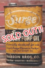 画像: dp-220401-194 Surge / Vintage VACUUM PUMP OIL Can