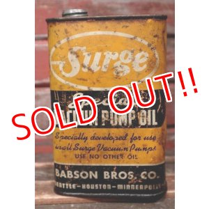 画像: dp-220401-194 Surge / Vintage VACUUM PUMP OIL Can
