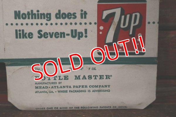 画像5: dp-220401-274 7up / 1950's Paper Bottle Carrier
