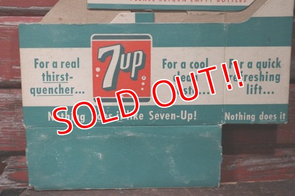 画像4: dp-220401-273 7up / 1950's Paper Bottle Carrier