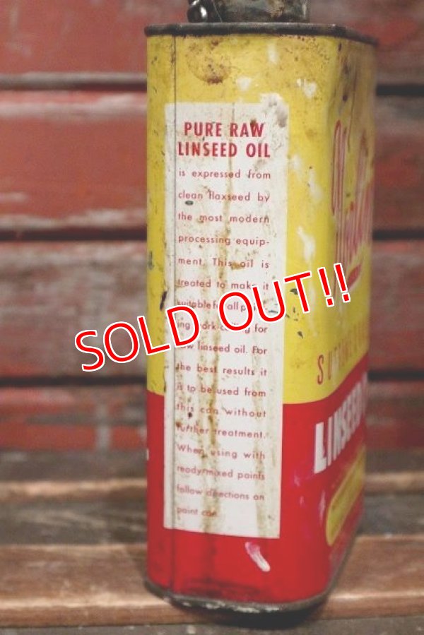 画像5: dp-220401-96 norlin / Vintage LINSEED OIL Can
