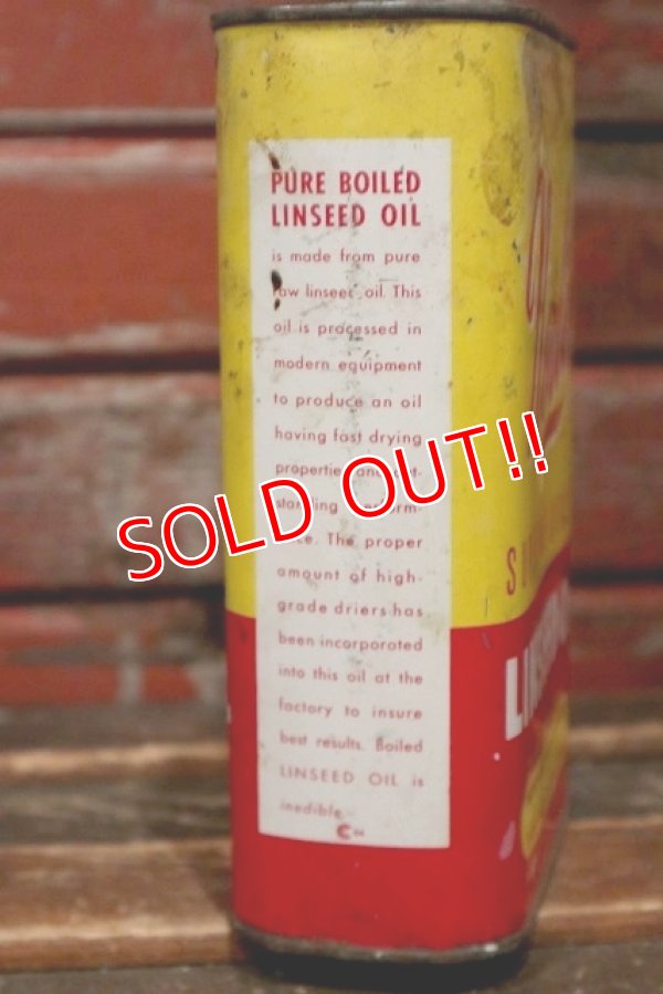 画像4: dp-220401-96 norlin / Vintage LINSEED OIL Can