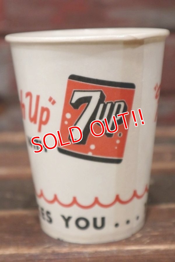 画像4: dp-220401-283 7up / 1950's Wax Cup