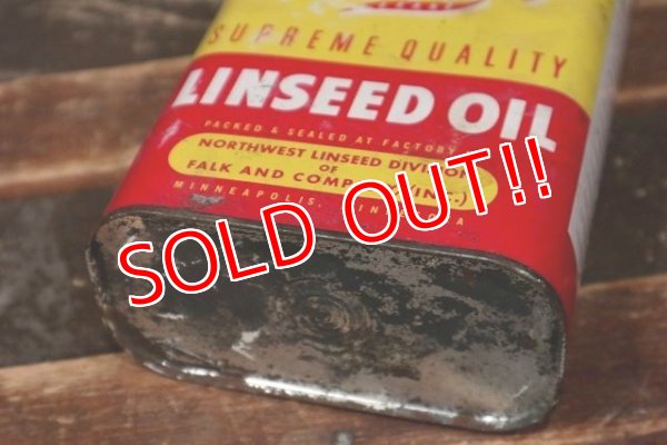 画像7: dp-220401-96 norlin / Vintage LINSEED OIL Can