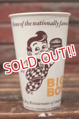 画像: dp-220401-44 Big Boy Restaurant / 1970's-1980's Wax Paper Cup