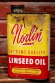 画像1: dp-220401-96 norlin / Vintage LINSEED OIL Can