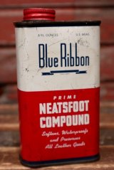 画像: dp-220401-214 Blue Ribbon / 1950's-1960's NEATSFOOT COMPOUND Can