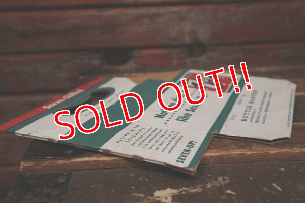 画像7: dp-220401-274 7up / 1950's Paper Bottle Carrier