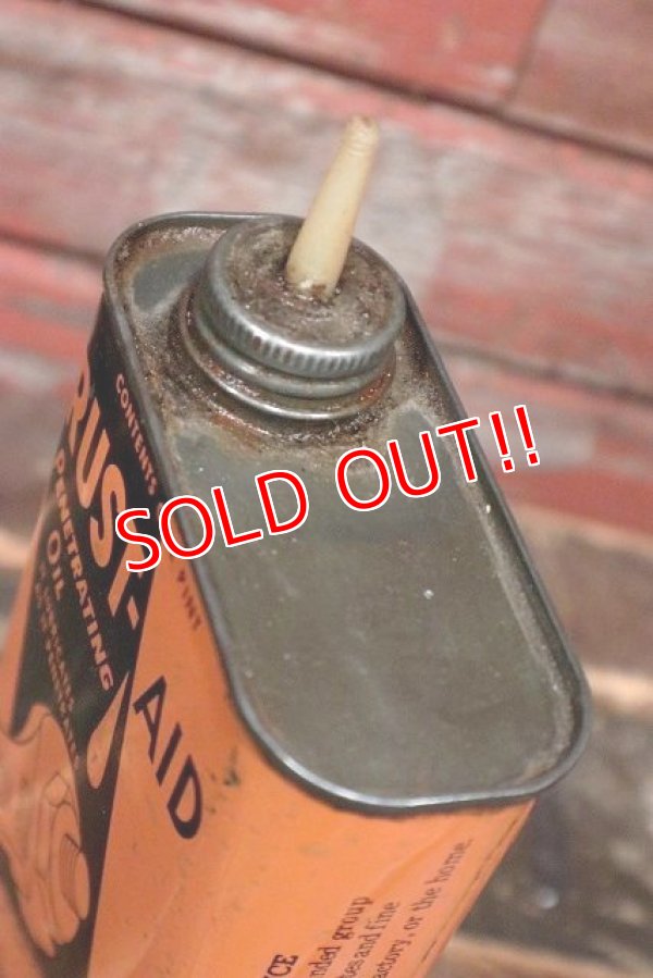 画像6: dp-220401-13 RUST-AID / Vintage PENETRATING OIL Can