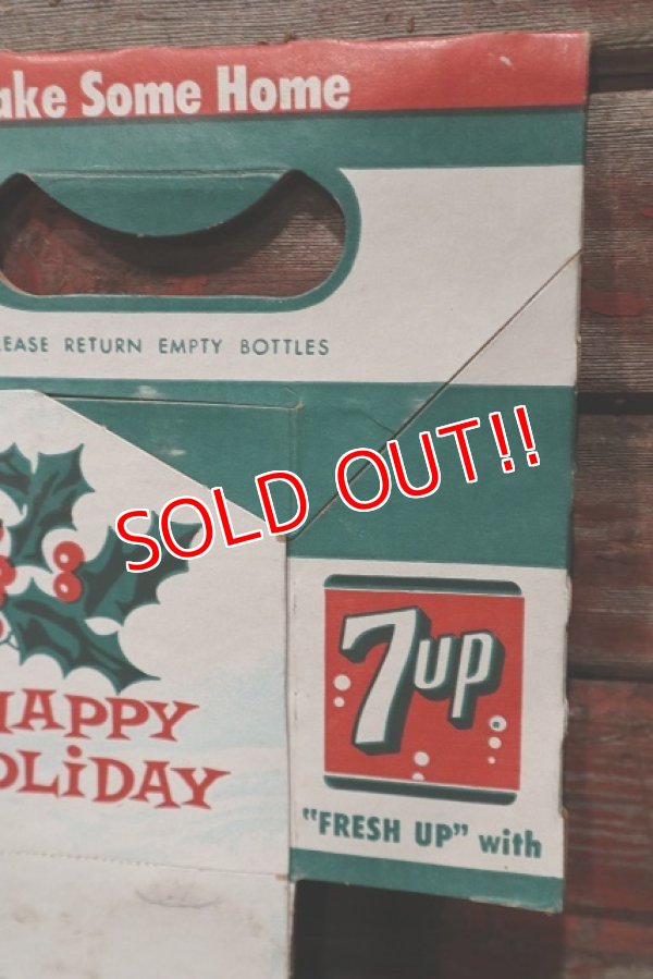 画像3: dp-220401-274 7up / 1950's Paper Bottle Carrier