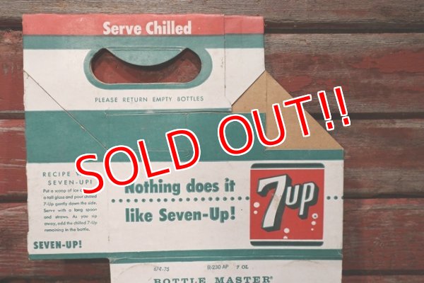 画像4: dp-220401-274 7up / 1950's Paper Bottle Carrier