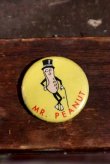 画像1: ct-220401-94 PLANTERS / MR. PEANUT Vintage Pinback