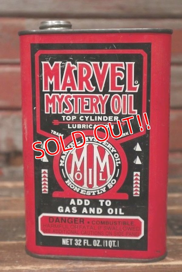 画像1: dp-220401-242 MARVEL MYSTERY OIL / ADD TO GAS AND OIL 1 U.S.QUART Can