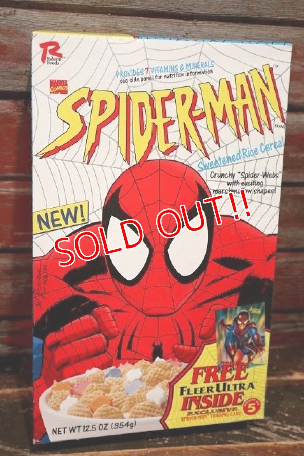 画像1: ct-220401-78 SPIDER-MAN / Ralston Foods 1995 Cereal Box