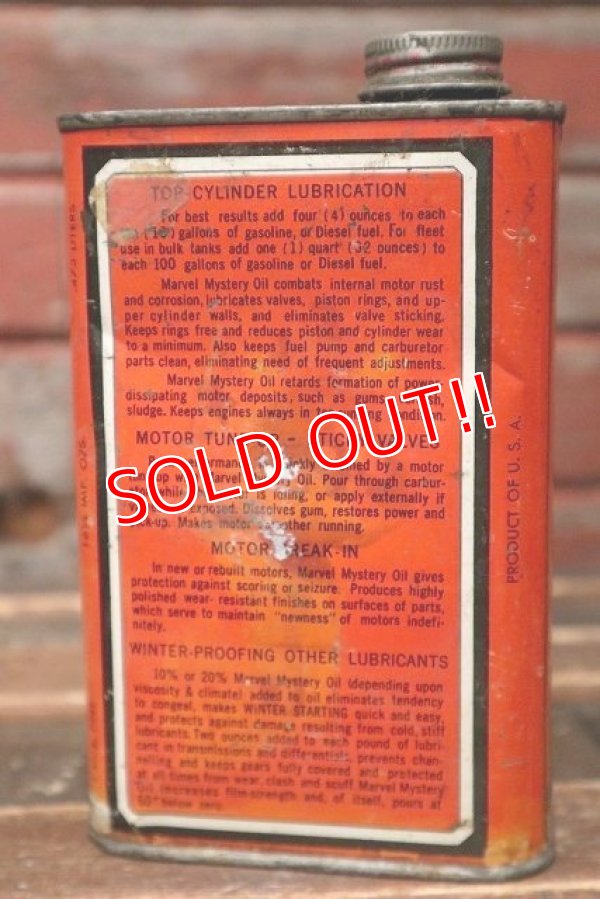 画像2: dp-220401-90 MARVEL MYSTERY OIL / REINFORCES LUBRICATION 1 U.S.PINT Can