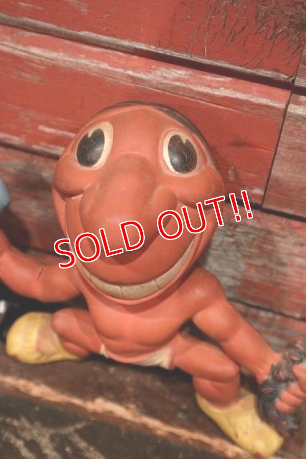 画像2: ct-220401-32 REMPEL / 1940's Indian Chief Wahoo Rubber Doll