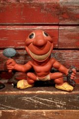 画像: ct-220401-32 REMPEL / 1940's Indian Chief Wahoo Rubber Doll