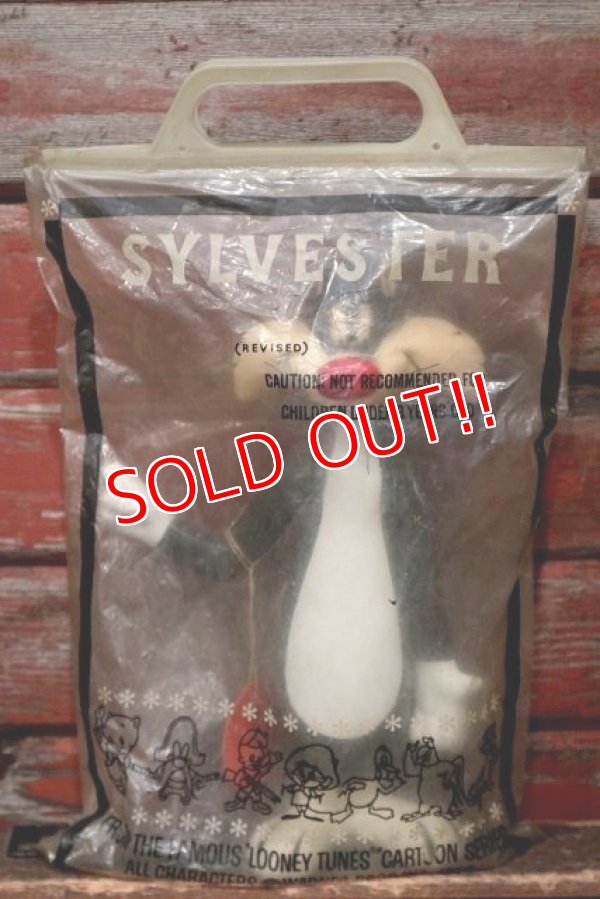 画像2: ct-220401-69 Sylvester / DAKIN 1970's Figure w/ Bag