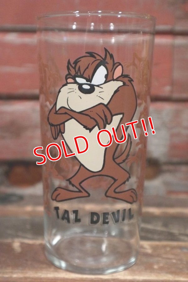 画像1: gs-220401-120 Tasmanian Devil / 1996 Glass Tumbler