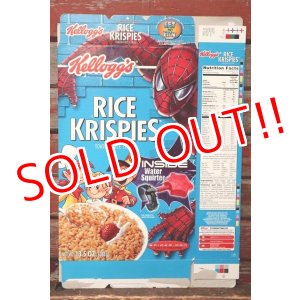 画像: ct-220401-78 Kellogg's / RICE KRISPIES 2002 SPIDER-MAN Cereal Box